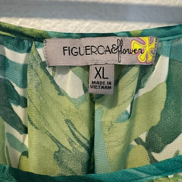 Anthropologie Fig And Flower Size-XL Midi Dress Tiered Floral Boho - Picture 3 of 16